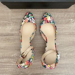 J Crew Elliot Heels in Liberty Print US 6